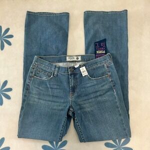 NWT DEADSTOCK y2k Victoria's Secret pink low rise flare jeans